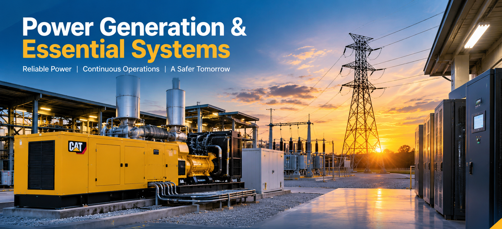 Electrical power generation and essential power systems